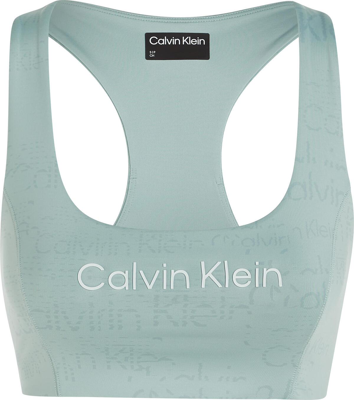 Calvin Klein WO - Medium Support Kadın Mavi Spor Sütyeni