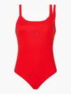 Calvin Klein TANK RIB BODY Kadın Kırmızı T-Shirt