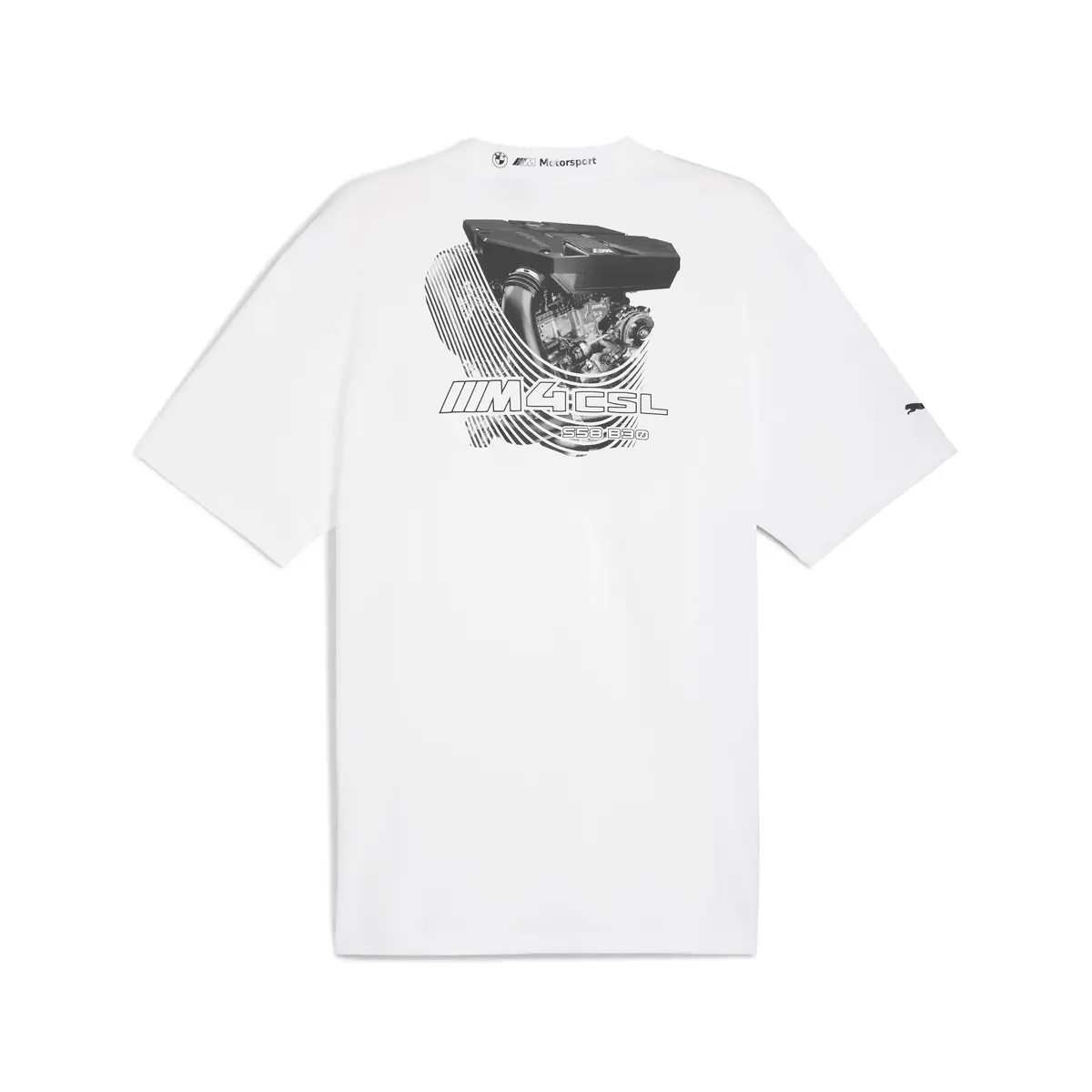 PUMA BMW MMS LIFESTYLE CAR TEE Beyaz Erkek T-Shirt