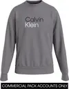 Calvin Klein MULTI COLOR LOGO SWE Erkek Gri Sweatshirt