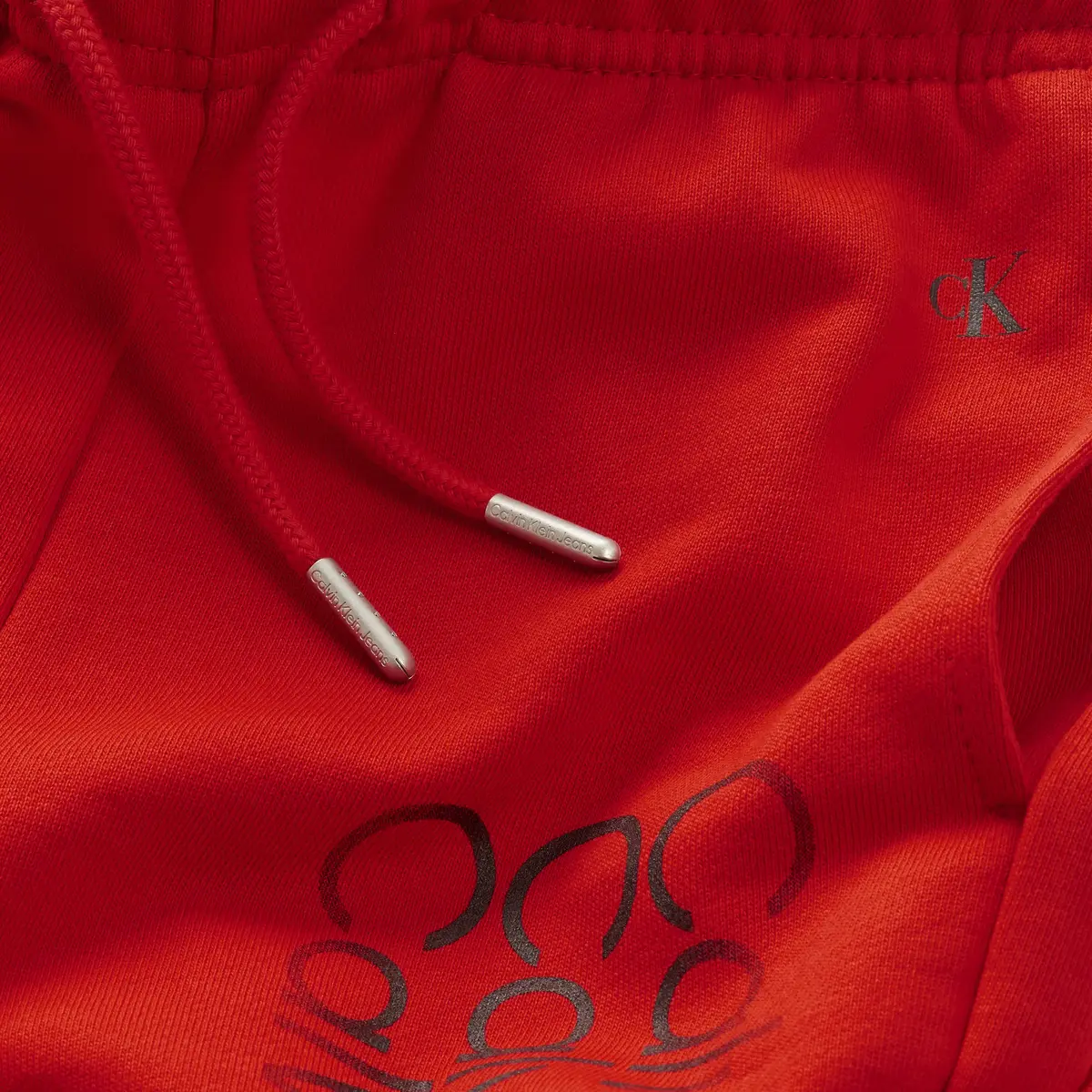 Calvin Klein INST. CUT OFF LOGO S Erkek Kırmızı Şort