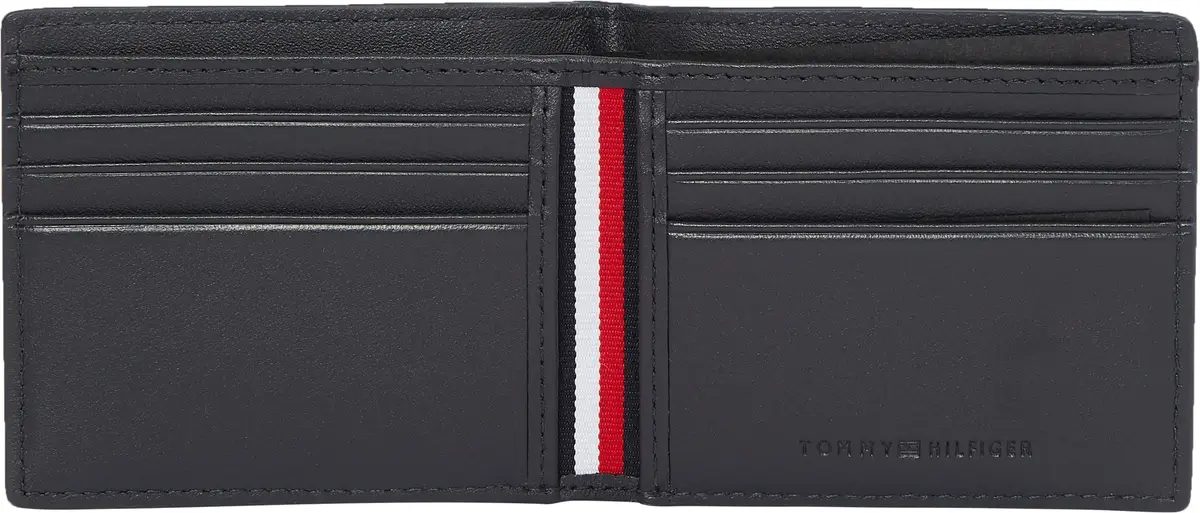 Tommy Hilfiger TH CORP MINI CC WALL, DW6 Siyah Erkek Cüzdan