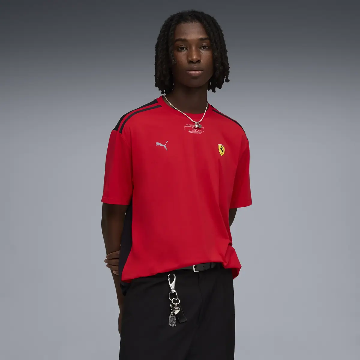 PUMA Ferrari Cloudspun TEE Kırmızı Erkek T-Shirt