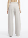 Calvin Klein VISCOSE CREPE WIDE L Kadın Krem Geniş Paça Pantolon