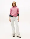 Tommy Hilfiger TJW REG LINEAR HOODI, THC Pembe Kadın Hoodie