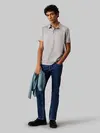 Calvin Klein LIQUID JERSEY MELANG Gri Erkek Tişört