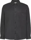 Calvin Klein LS MELANGE FLANNEL EASY SHIRT Erkek Siyah Gömlek