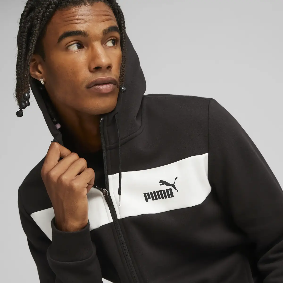 Puma FZ Panel Tracksuit Siyah Erkek Eşofman Takımı