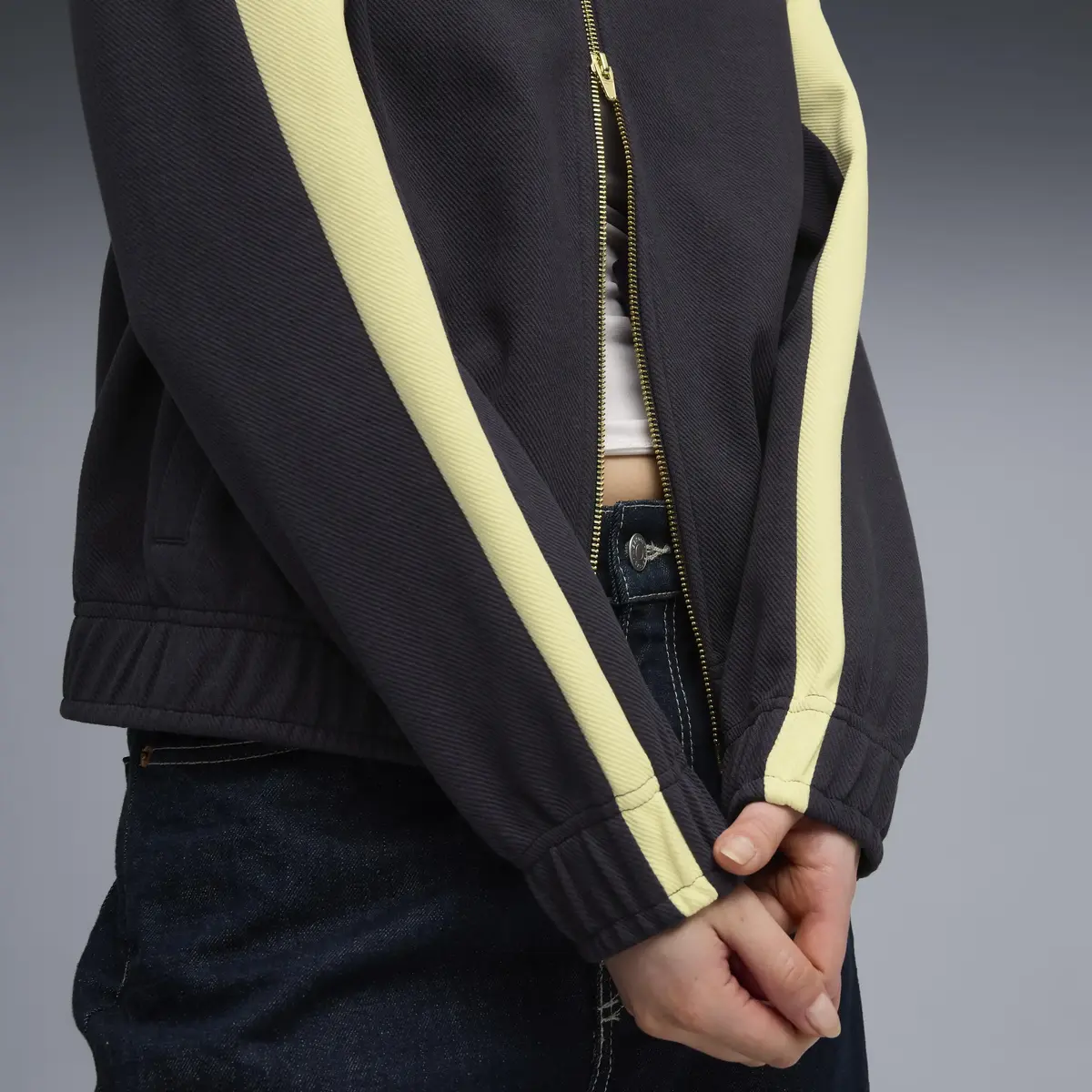 Puma T7 Relaxed Track Jacket Lacivert Kadın Ceket