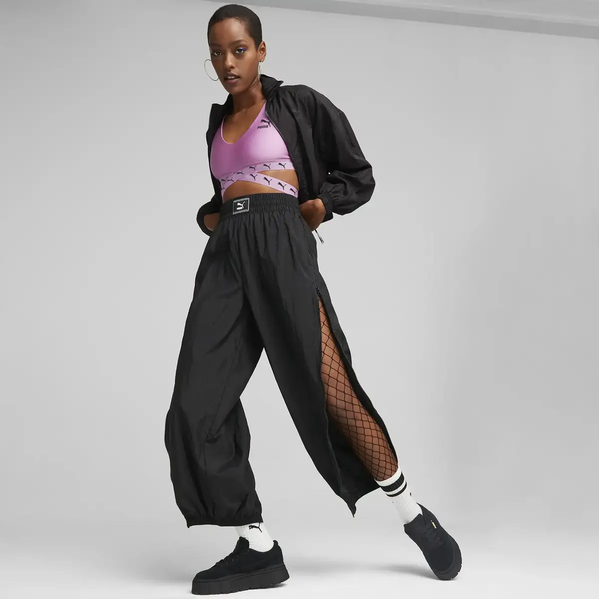 Puma Dare To Cropped Top Siyah Kadın T-Shirt
