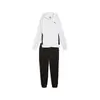 Puma Classic Hooded Tracksuit FL Siyah Beyaz Eşofman Takımı