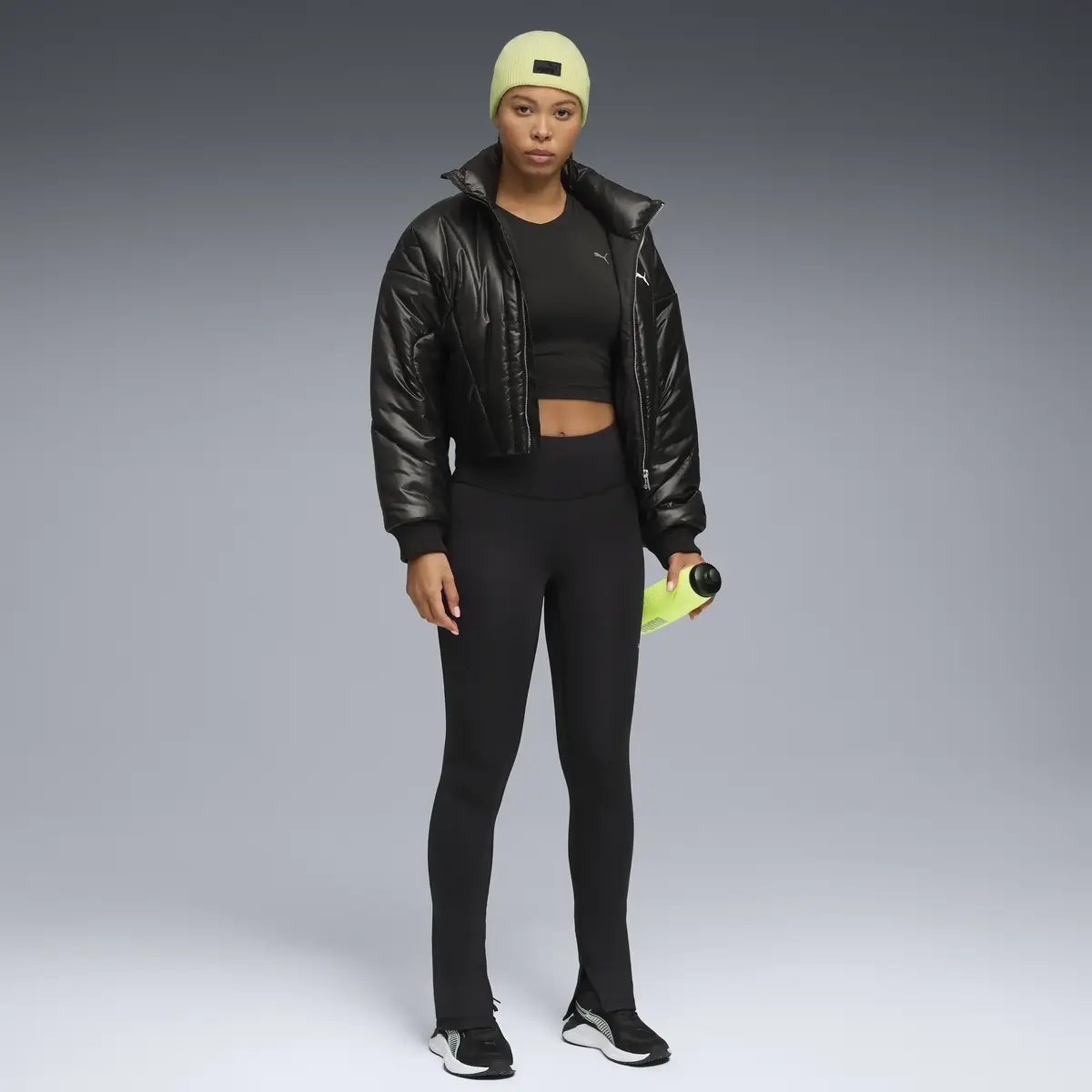 Puma W SHAPE SPLIT TIGHT Siyah Kadın Tayt