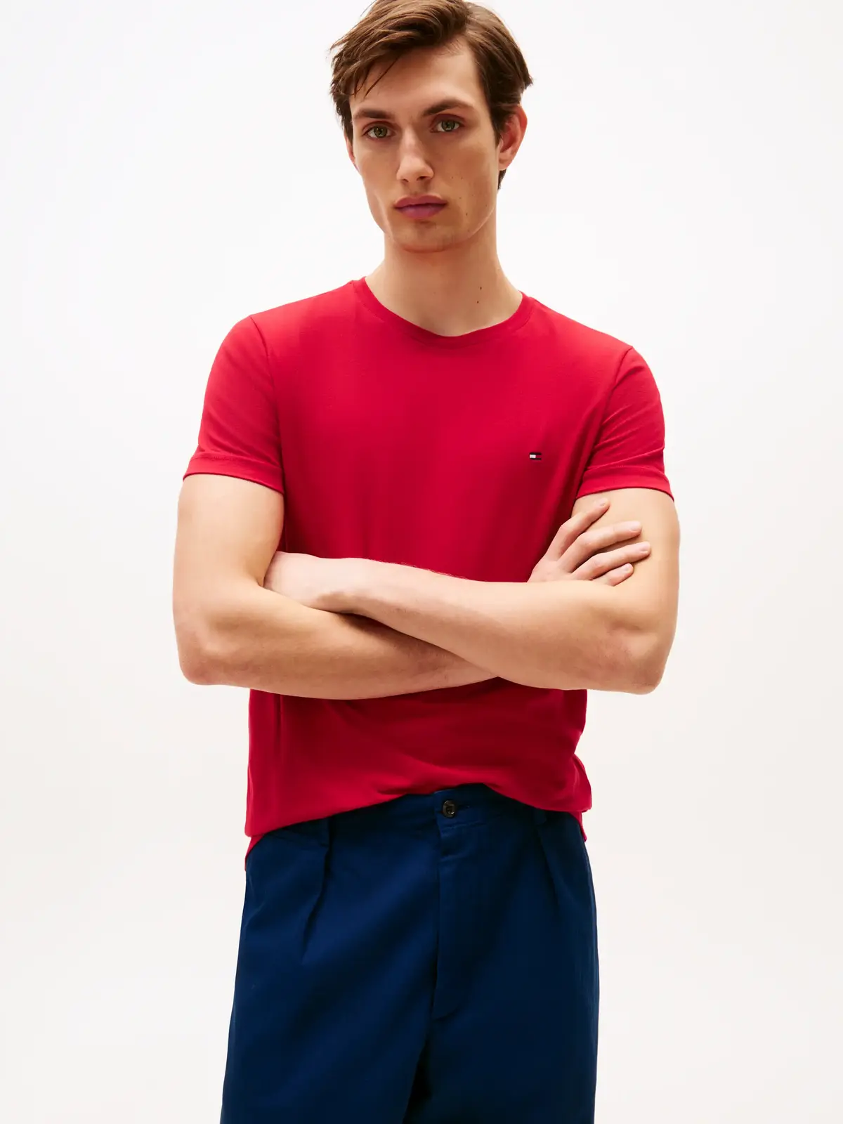 STRETCH SLIM FIT TEE, XLD