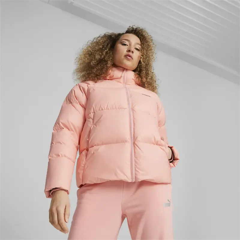 Puma Hooded Ultra Down Puffer Pembe Kadın Şişme Mont