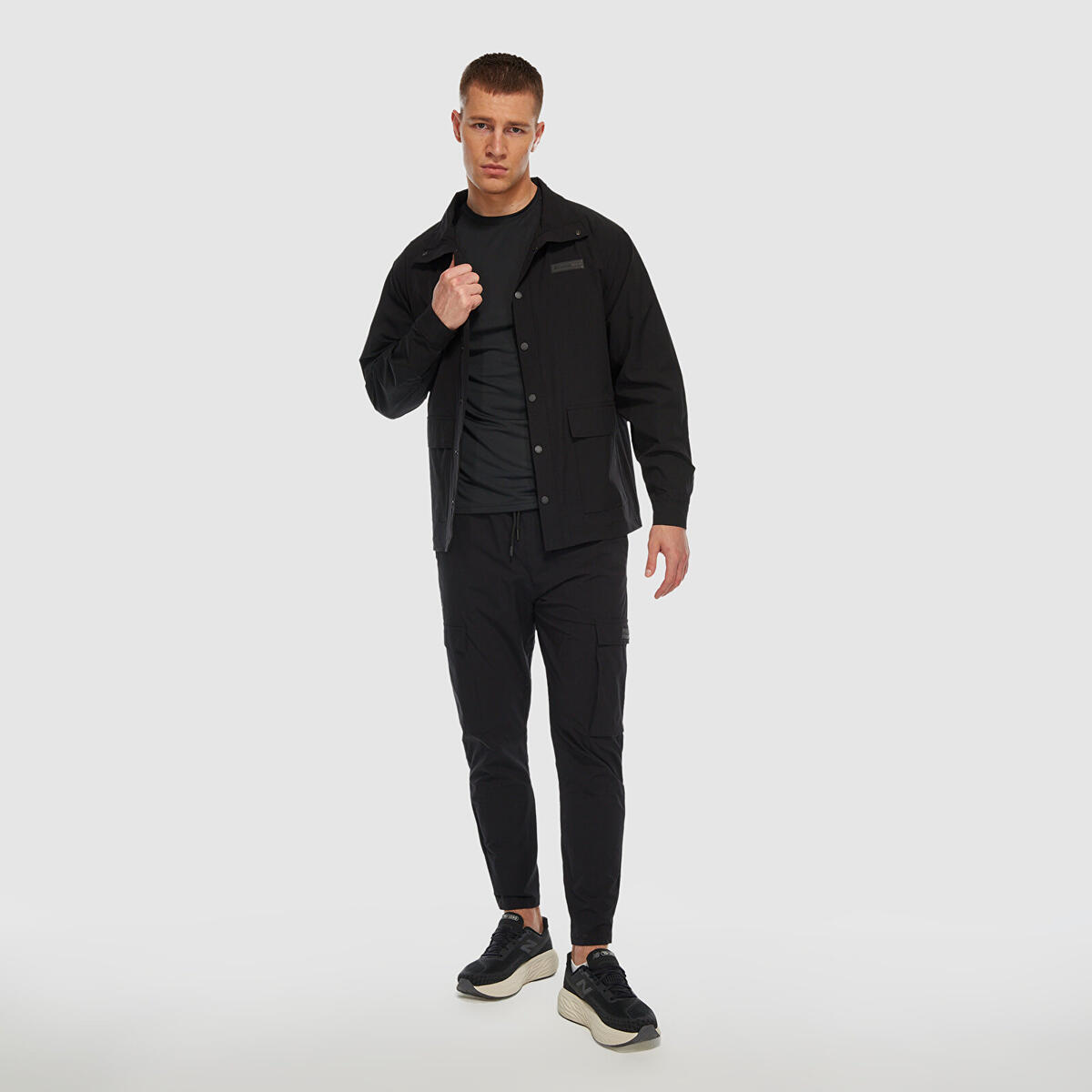 New Balance MNP3423 Erkek Siyah Eşofman Altı