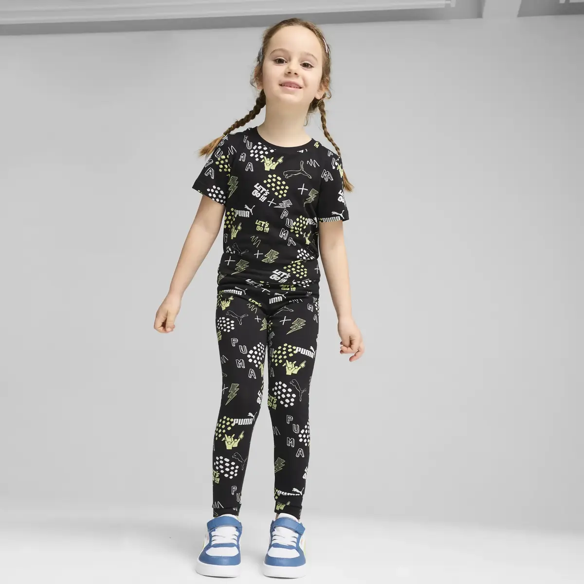 Puma ESS+ FC Leggings Siyah Unisex Tayt