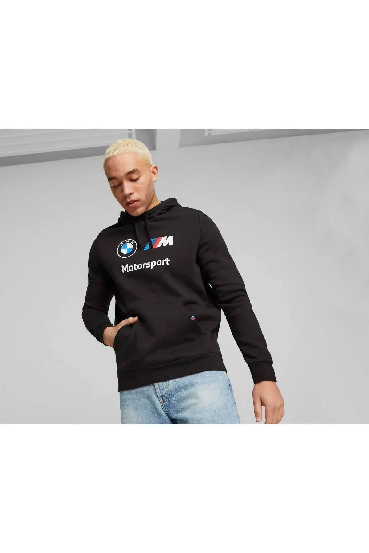 Puma BMW MMS ESS Hoodie Fleece Siyah Erkek Hoodie