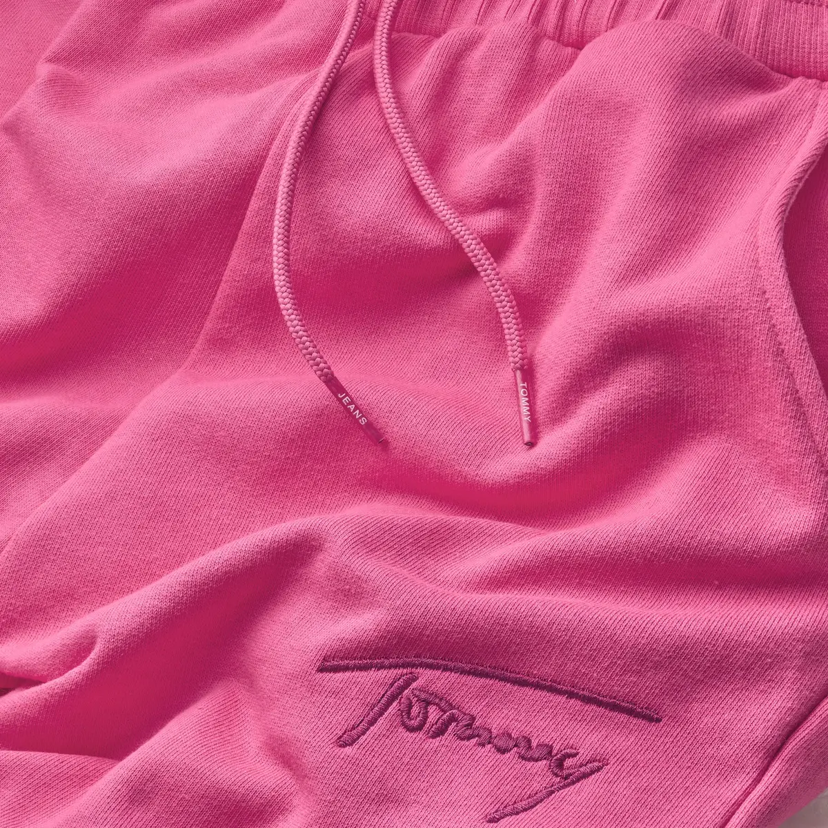 Tommy Hilfiger TJW TOMMY SIGNATURE Kadın Pembe Eşofman Altı