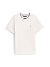 Tommy Hilfiger COTTON MODAL TEE, Z00 Erkek Beyaz T-Shirt