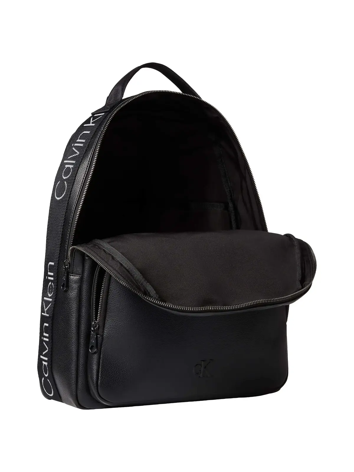 Calvin Klein WEBBING STRAP ROUND Siyah Erkek Sırt Çantası