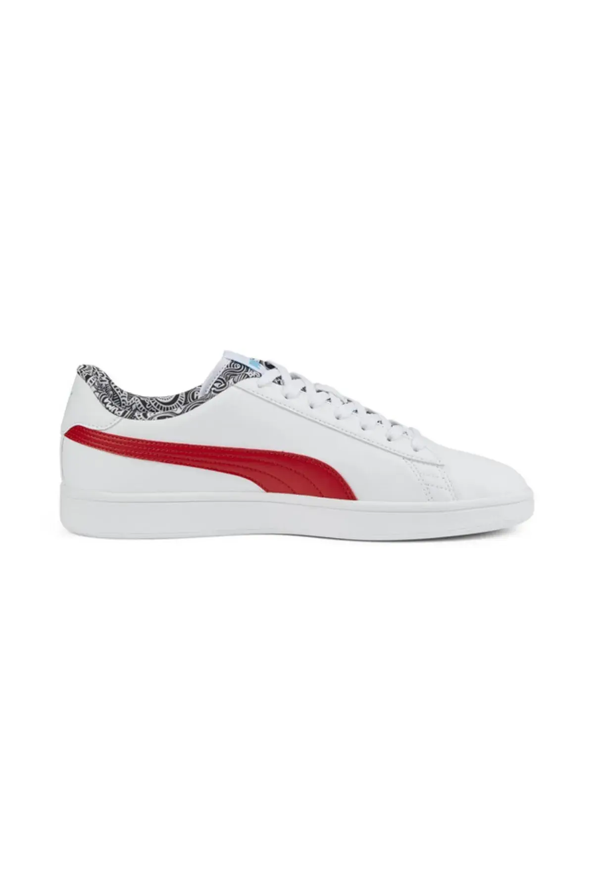 Puma Smash V2 Me Happy Beyaz Kadın Günlük Spor Ayakkabı