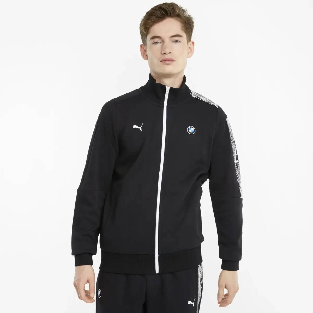 Puma BMW Motorsport T7 Fermuarlı Sweatshirt