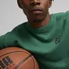 Puma Pivot Crewneck Erkek Yeşil Sweatshirt
