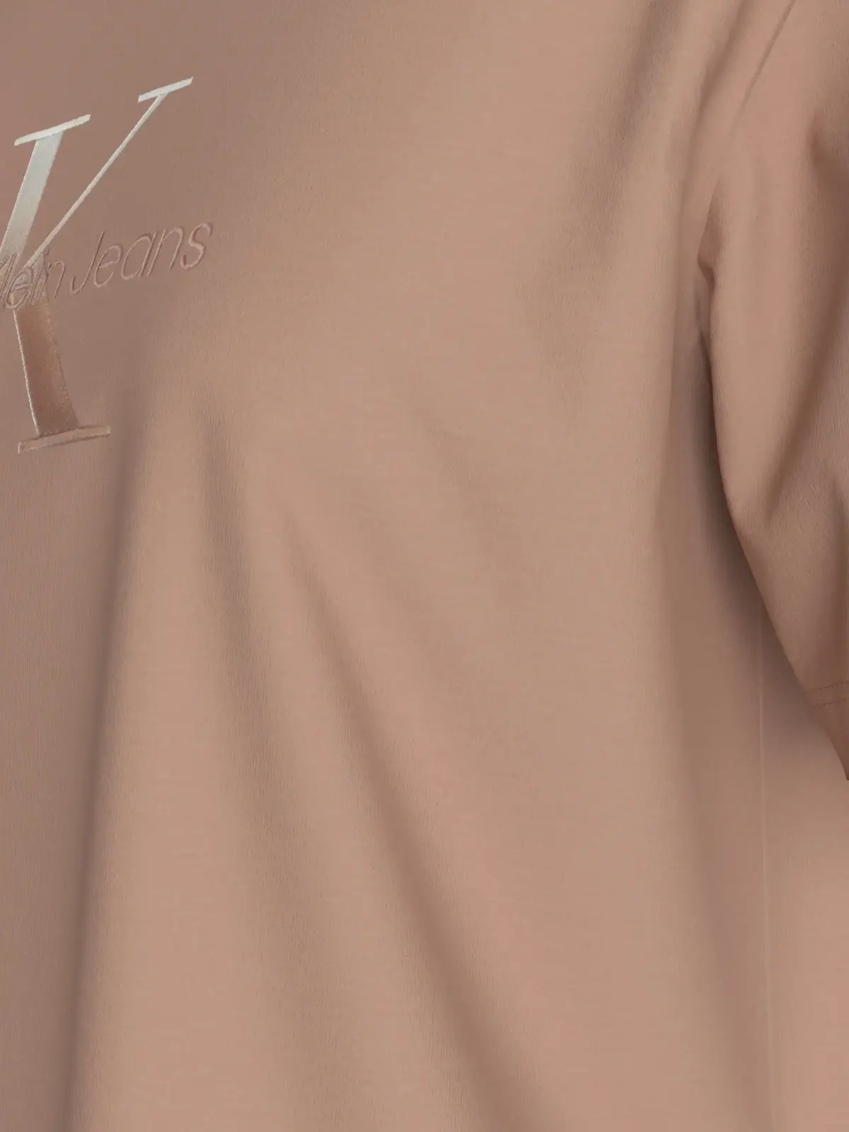 Calvin Klein EMBROIDERED MONOLOGO, TGW Pembe Kadın T-Shirt & Polo