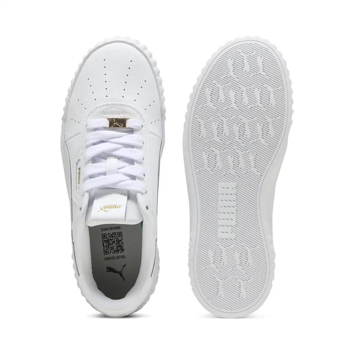 Puma Carina 3.0 Luxe Beyaz Kadın Günlük Spor Ayakkabı