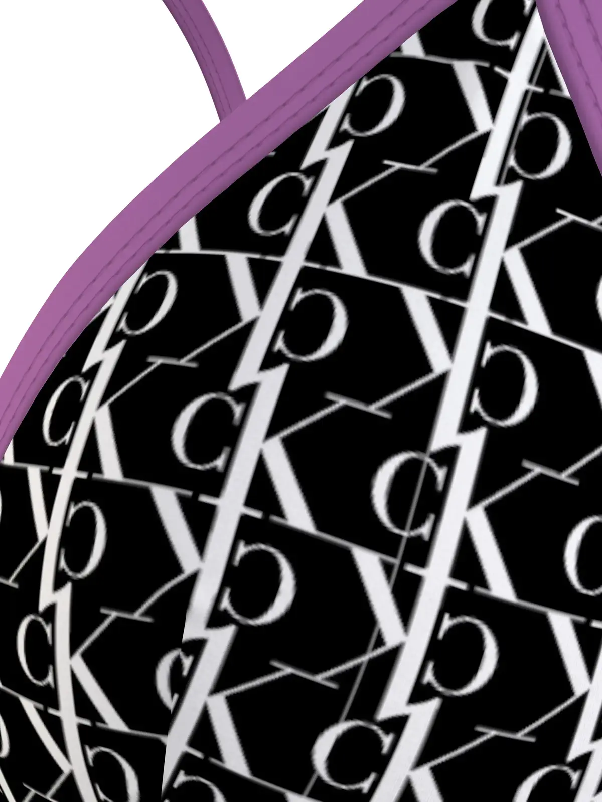 Calvin Klein TRIANGLE FIXED-RP Kadın Siyah Bikini Üstü