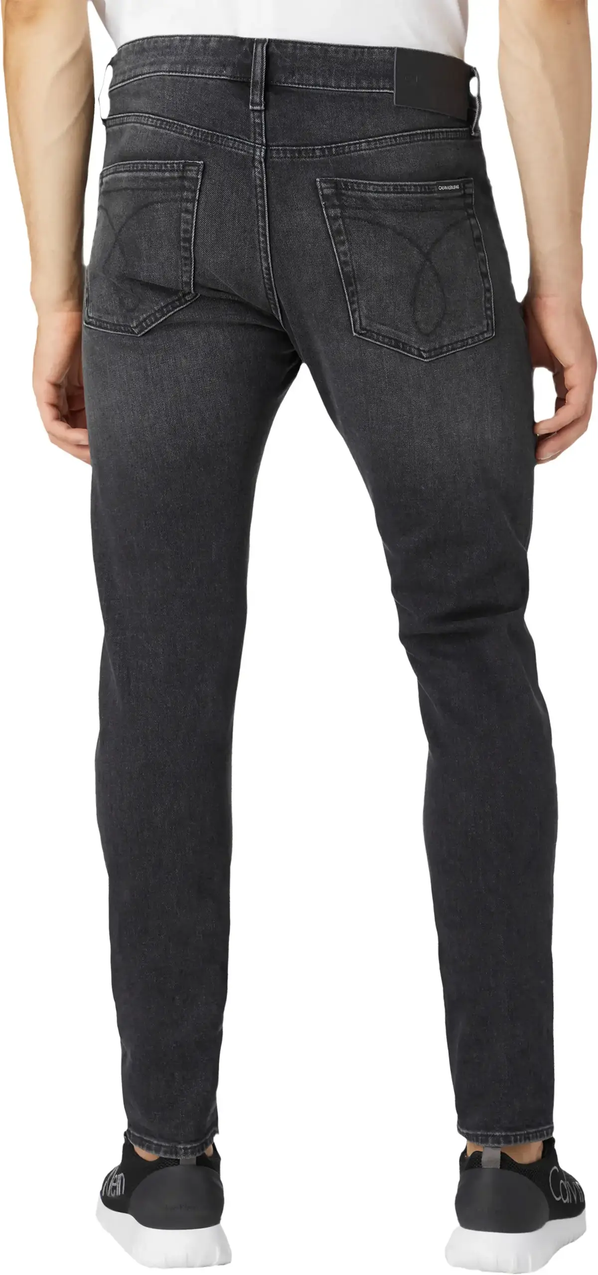 Calvin Klein SLIM TAPER Erkek Antrasit Kot Pantolon