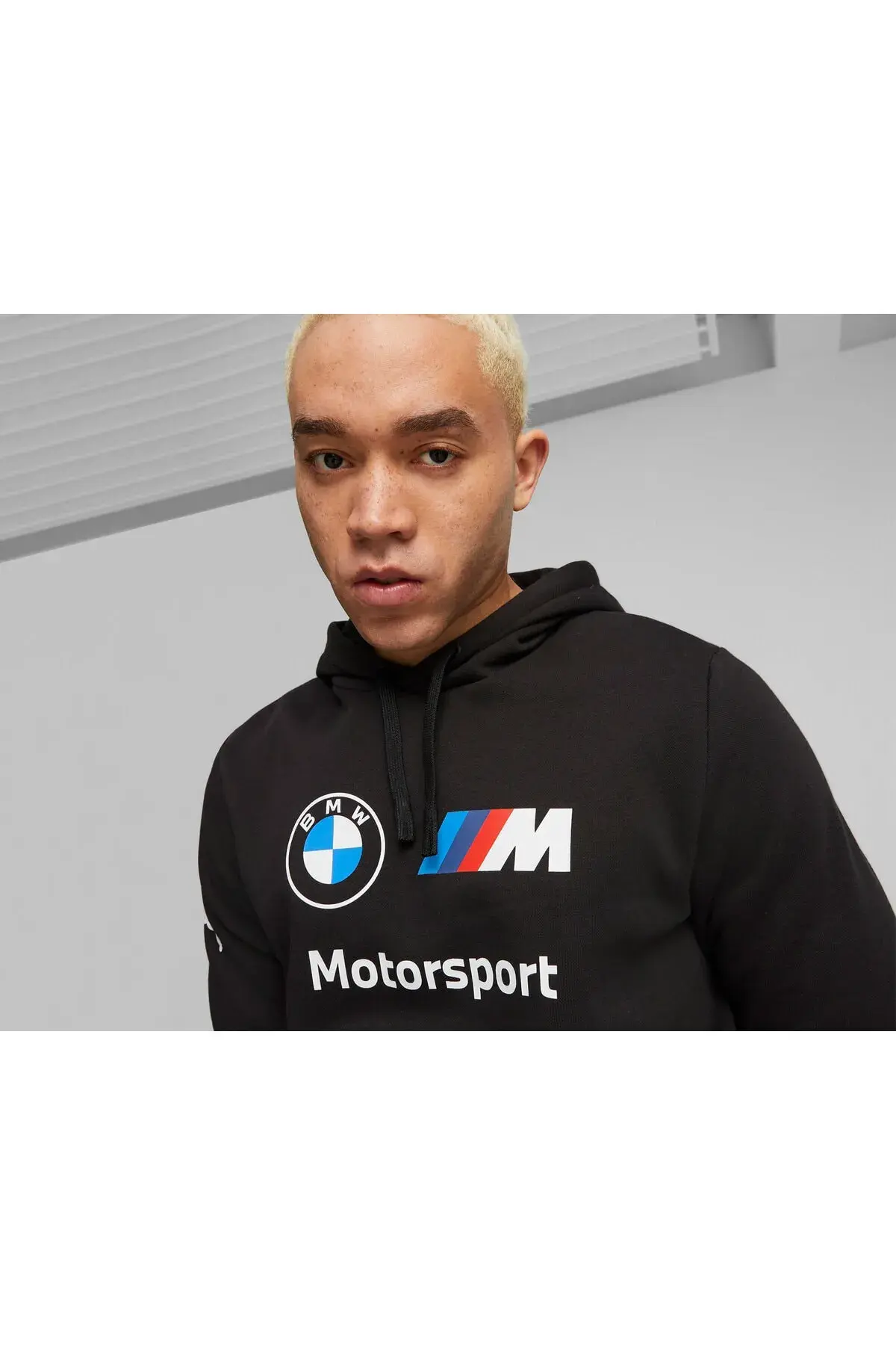 Puma BMW MMS ESS Hoodie Fleece Siyah Erkek Hoodie