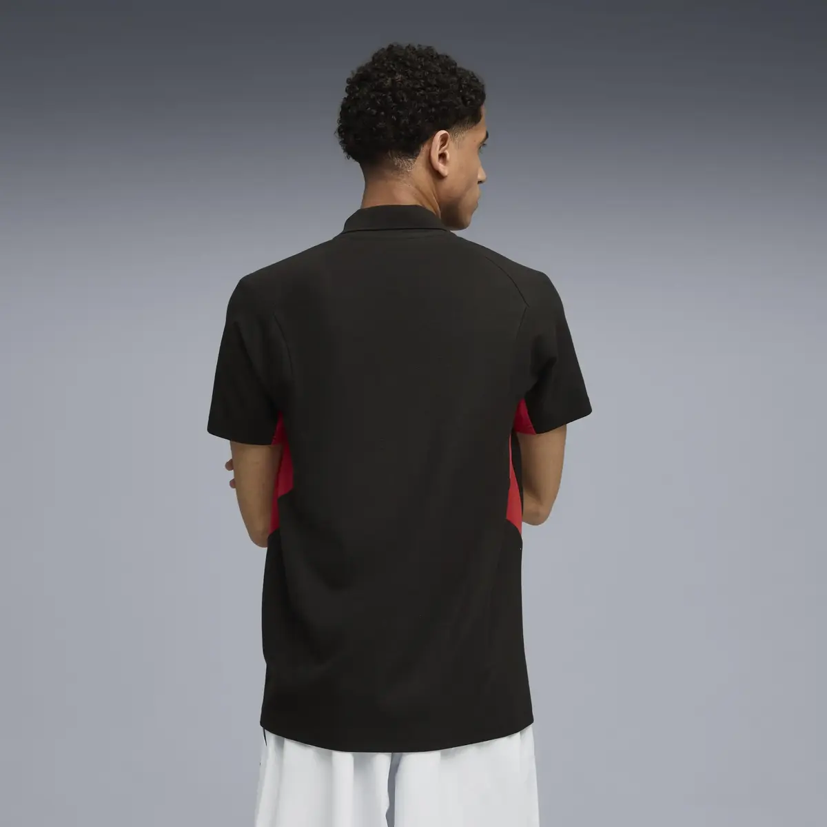 Puma GSK EVOSTRIPE Polo Siyah Erkek Polo T-Shirt