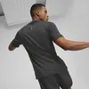 Puma RUN FAVORITE HEATHER TEE M Siyah Erkek T-Shirt & Polo