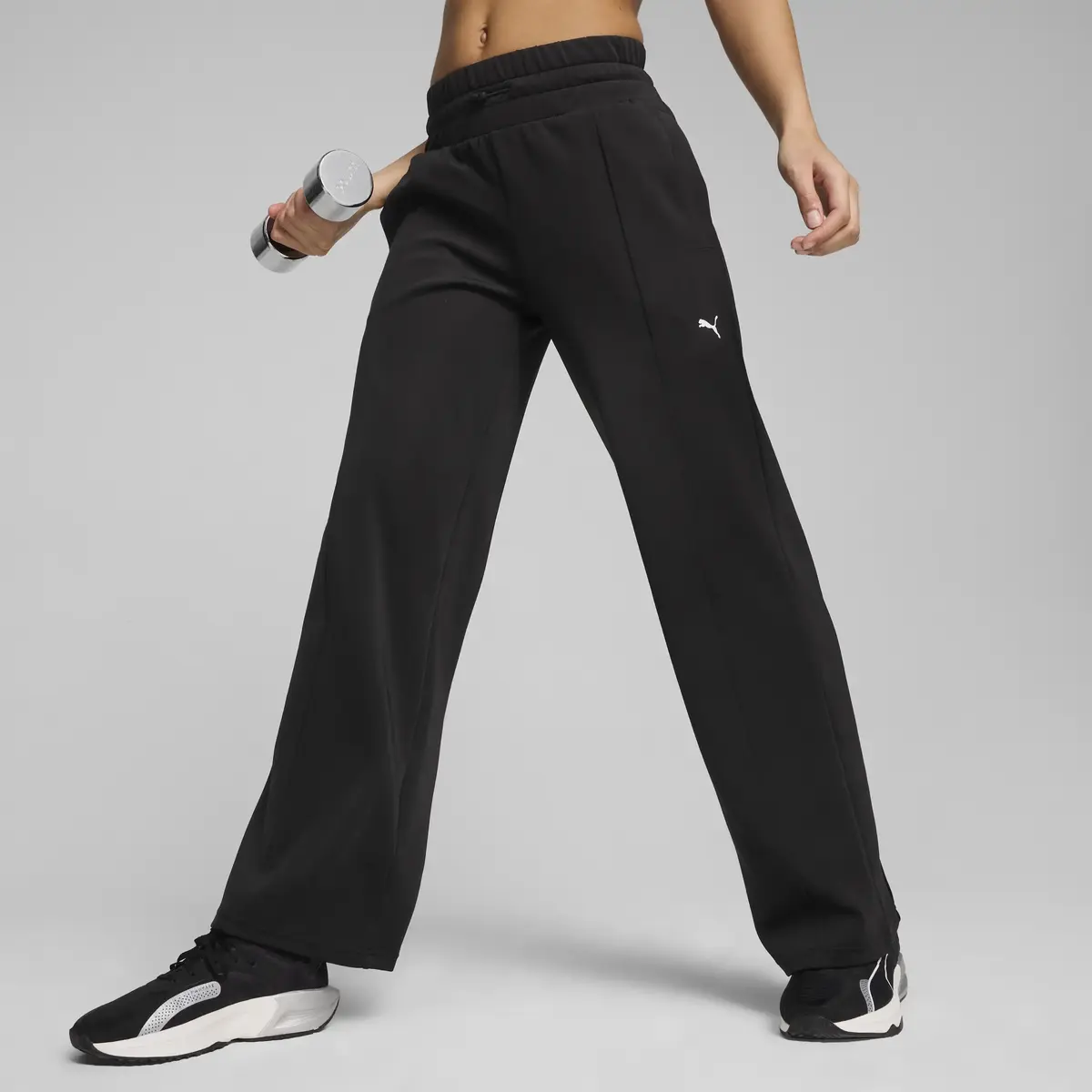 Puma PUMA FIT DOUBLE KNIT JOGGER Siyah Kadın Eşofman Altı