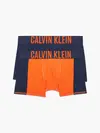 Calvin Klein 2PK TRUNK Erkek Turuncu Boxer Set
