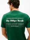 Tommy Hilfiger HILFIGER HERALD BACK, L6K Yeşil Erkek T-Shirt