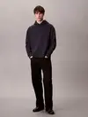 Calvin Klein LS STRETCH WOOL BLEN Siyah Erkek Sweatshirt