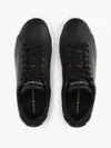 Tommy Hilfiger TH COURT LTH DETAIL, BDS Siyah Erkek Spor Ayakkabı & Sneaker