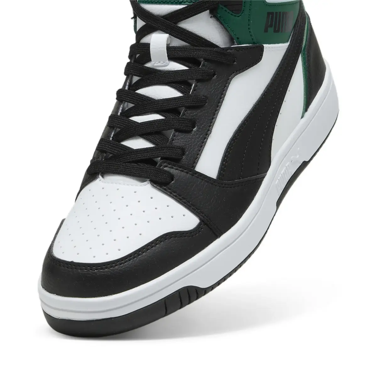 Puma Rebound v6 Beyaz-Siyah Erkek Bilekli Günlük Spor Ayakkabı