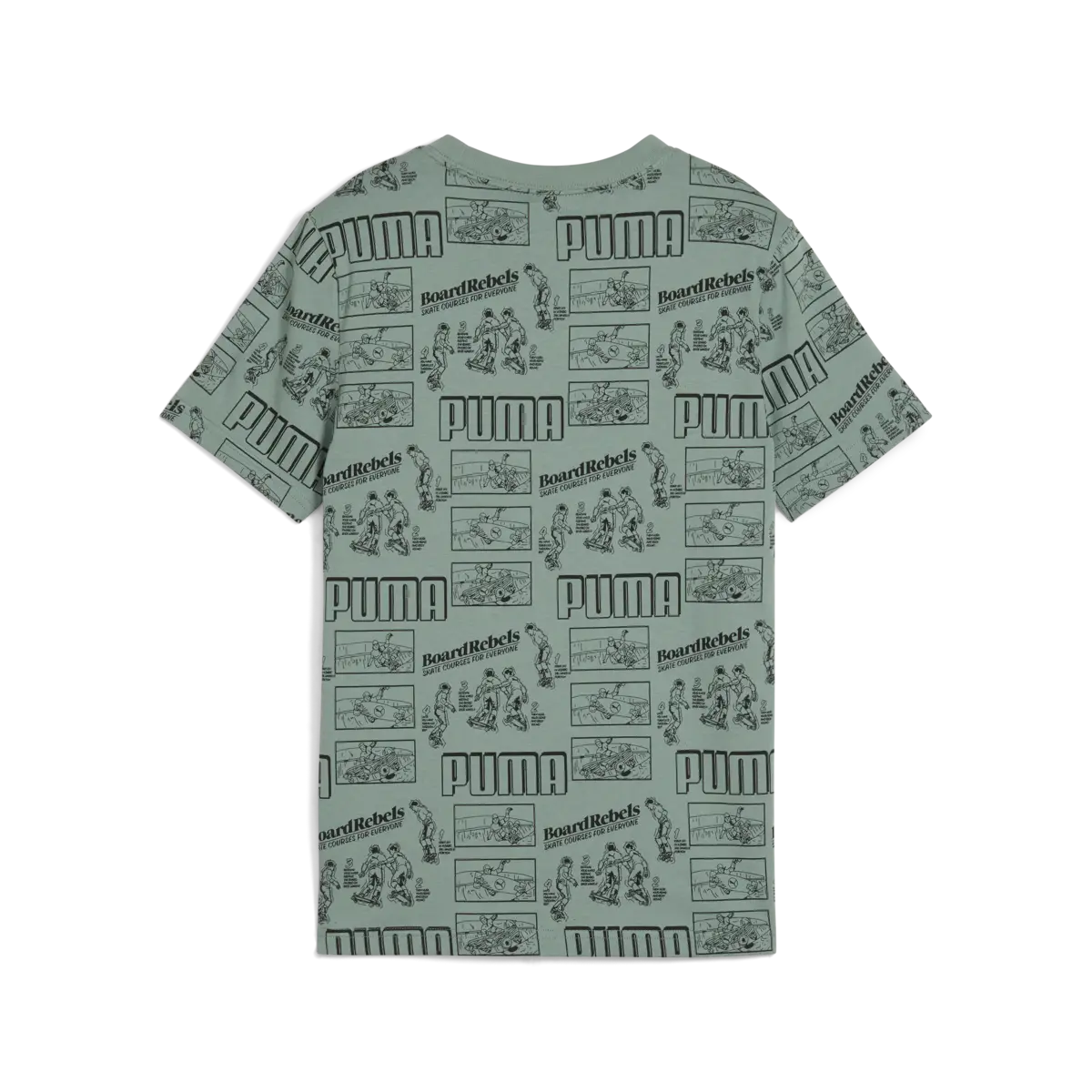 Puma MID90S AOP Tee Yeşil Unisex T-Shirt & Polo