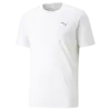 Puma RUN FAVORITE HEATHER TEE M Beyaz Erkek T-Shirt & Polo
