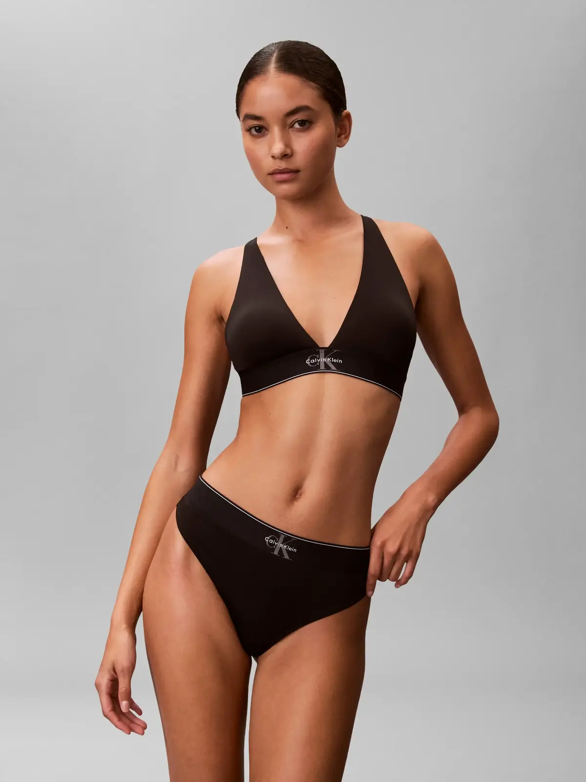 Calvin Klein THONG Kadın Siyah Tanga
