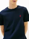 Tommy Hilfiger MONOGRAM IMD TEE, DW5 Siyah Erkek T-Shirt & Polo
