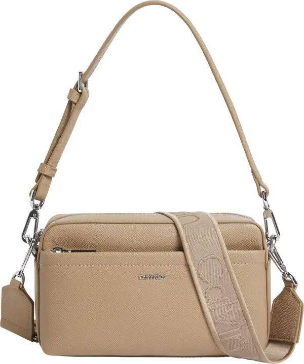 Calvin Klein CK MUST CONV CAMERA, PAI Bej Kadın Çanta