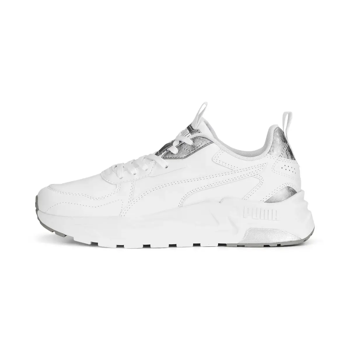 Puma Trinity Lite Space Metallics- Beyaz Kadın/Günlük Spor Ayakkabı