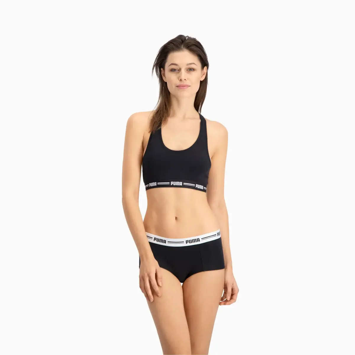 Puma PUMA WOMEN MINI SHORT 2P PAC Siyah Kadın 2'li Boxer