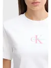 Calvin Klein SS 20s CLASSIC LOGO TEE Beyaz Kadın Tişört Calvin Klein SS 20s CLASSIC LOGO TEE Beyaz Kadın Tişört