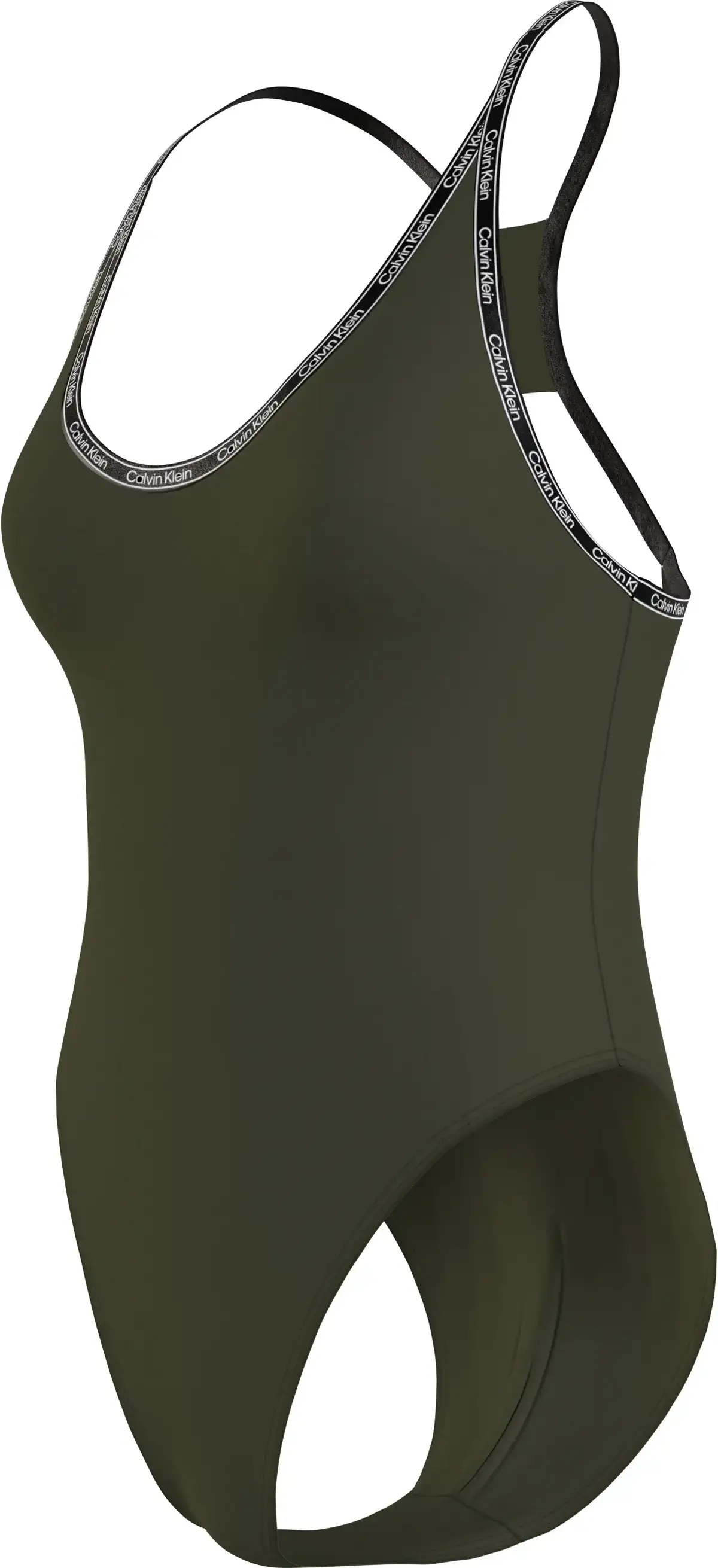Calvin Klein RACERBACK ONEPIECE Kadın Siyah Mayo