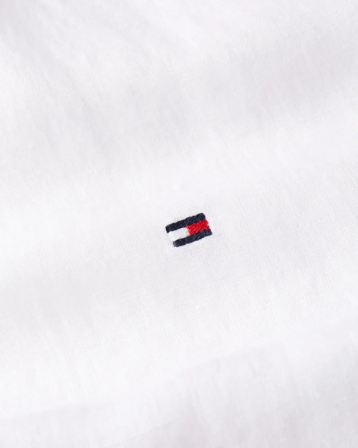 Tommy Hilfiger PIGMENT DYED LINEN R, YCF Beyaz Erkek Gömlek